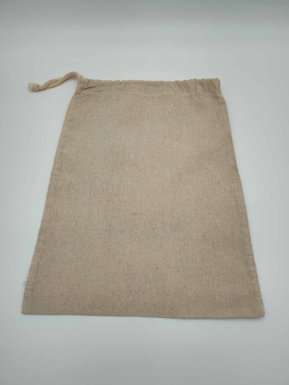 EVA CREDO Made in America Linen Drawstring Dust Bag Beige Storage Pouch EUC - Picture 2 of 6